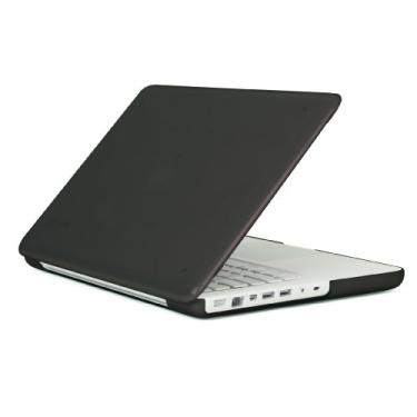 Imagem de Speck Produtos MB13PU-SAT-BK Transparente Cetim, Capa Rígida de Toque Macio para MacBook de 13 polegadas Unibody Policarbonato, Preto