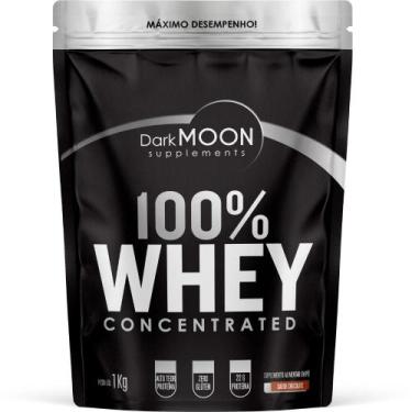 Imagem de 100% Whey Protein Sabor Chocolate 1Kg Refil- Darkmoon - Dark Moon Supl