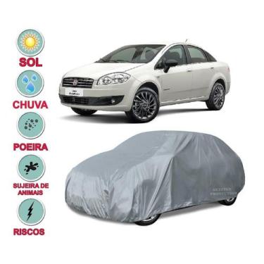 Imagem de Capa Cobrir Carro Fiat Linea Impermeável Proteção Bezzter