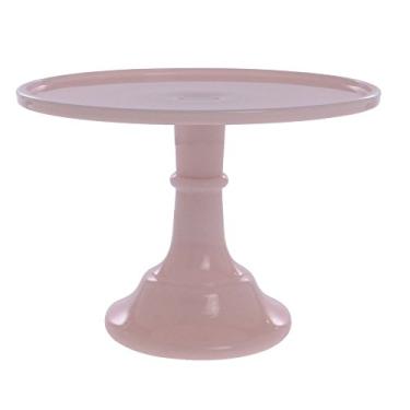 Imagem de Suporte para bolo Grand Bakers de 30,48 cm com vidro rosa para assadeira