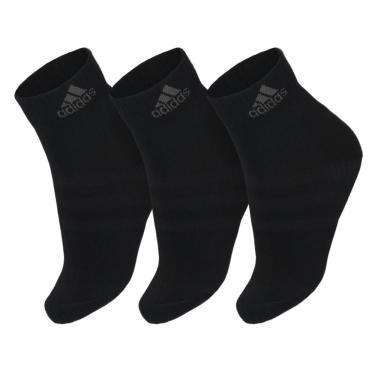 Imagem de Meia Adidas SPW ANK 41 ao 43 - Pack com 03 unidades Preta e Cinza