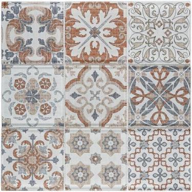Imagem de Pastilha de vidro PW503 - PATCHWORK MARRON 30x30cm - GLASS MOSAIC
