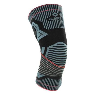 Imagem de Joelheira de Compressão Prime Com Faixa - Tecnologia Knit 3D Alasca, V