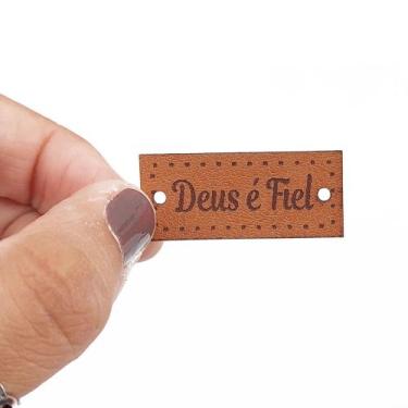 Imagem de Deus é Fiel Etiquetas Personalizadas Pronta Entrega - Etiquetas Mimo