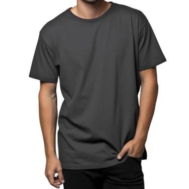 Imagem de Camiseta Masculina Básica Camiseta Masculina 100% Algodão - Time Look,
