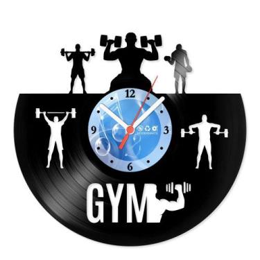Imagem de Relógio De Parede Disco Vinil Esportes - Body Gym - VES-005 - Modernar