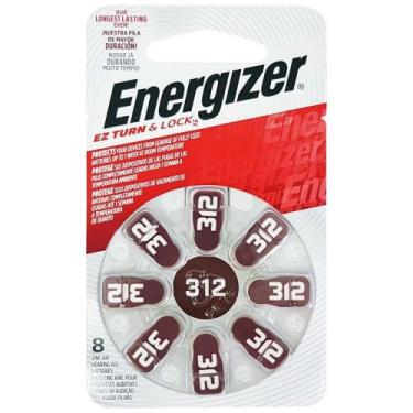 Imagem de Bateria para Aparelho Auditivo AZ 312 Energizer 8 Unidades