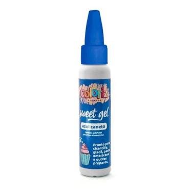 Imagem de Corante Sweet Gel  Azul Caneta - 25g - 1 unidade - Coloriz - Rizzo