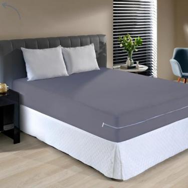 Imagem de Capa Para Colchão Solteiro Padrão Box C Zíper Malha Antialérgico - Edr