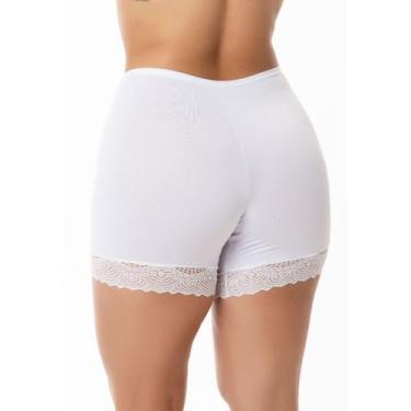 Imagem de Kit 2 Shorts Segunda Pele Ánagua Combinação Barra com Renda Bermuda pa