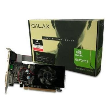 Imagem de Placa de vídeo Nvidia Galax GeForce 200 Series GT 210 21GGF4HI00NP 1GB