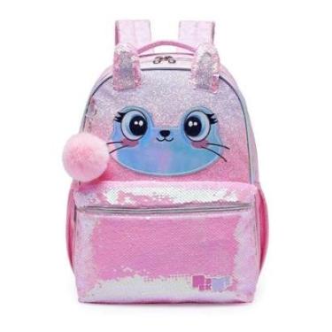 Imagem de Mochila Escolar Infantil Pacific Pack Me Cute Rosa - 998AE-Feminino