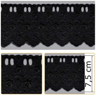 Imagem de Passa Fita PP022 016 Preto - 7,5 cm - Arte Punto