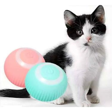 Imagem de Bola Brinquedo Automático Elétrico Para Gato Cão Gatinho Interativos U