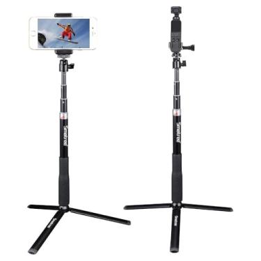Imagem de Smatree Bastão de selfie compatível com GoPro Hero 13/12/11/10/9/8/7/6/5/4/3+/3/DJI OSMO Pocket 2/SJCAM/AKASO/Xiaomi Yi e celular (não compatível com OSMO Pocket 3)