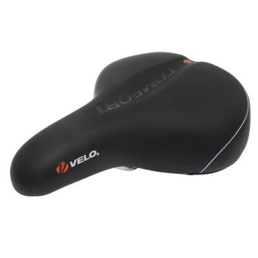 Imagem de Selim VELO CLVE-8218 Confort Molas Preto vermelho 275x190mm