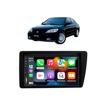 Imagem de Kit Multimídia Civic 2001 / 2006 7 Pol CarPlay AndroidAuto - 708BR Roadstar