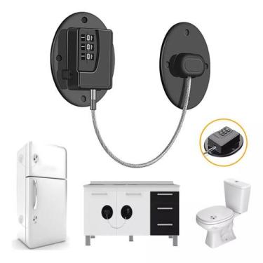 Imagem de Kit 2 Trava De Segurança Senha Gaveta Porta Criança Armários  - Embral