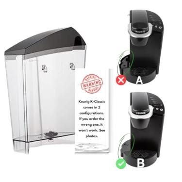 Imagem de ([Assista ao vídeo para verificar a configuração]) Reservatório de água de substituição para Keurig K-Classic "NÃO funcionará para qualquer máquina KEURIG 5.1 cm [Configuração B]