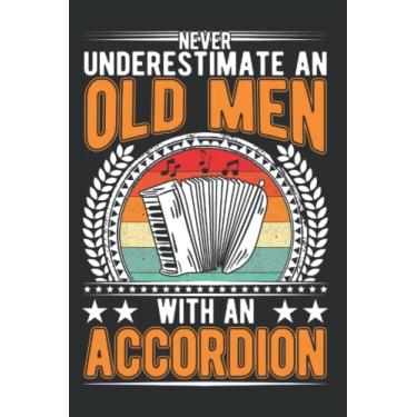 Imagem de Akkordeon Tagesplaner: Akkordeon Alter Mann Ziehharmonika Akkordeonist/Kalender 2022 / Wochenplaner Tagesplaner Planer/Planungsbuch To-Do-Liste / 6x9 Zoll / 100 ausfüllbare Seiten