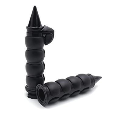 Imagem de HTTMT TRHB114E-25- Cabos de guidão de 25 mm preto para motocicleta de 2,5 cm compatíveis com Harley Softail Dyna Sportster Electra Glide/Kawasaki Ninja Hayabusa GSXR700 GSXR1000