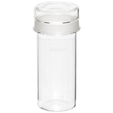 Imagem de Corning Pyrex Garrafa de pesagem padrão de vidro borossilicato não estéril de pescoço curto, capacidade de 45 ml (caixa com 12)