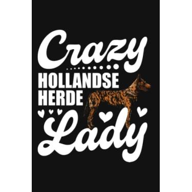 Imagem de Notebook With Hollandse Herder: Crazy Hollandse Herder Lady / 6x9 Inches / 120 graph Sites