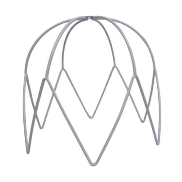 Imagem de Generic Gaiola de metal, moldura de abajur diy, luz pendente industrial, abajur de fio decorativo para lâmpada de mesa de teto, a