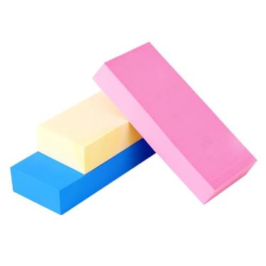Imagem de 3 esponjas retangulares artísticas arte esponja absorvente de água pintura usando esponja arte aquarela esponja artesanato esponjas para pintura, artesanato, limpeza, uso doméstico e muito mais, cor