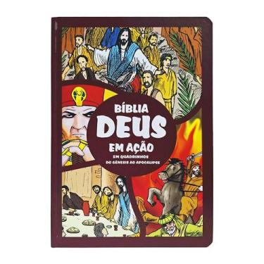 Imagem de Livro - Bíblia Deus em ação em quadrinhos  capa a última ceia