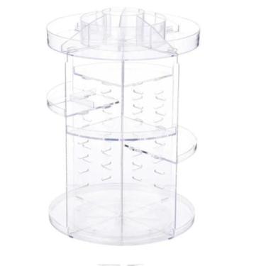Imagem de Organizador Giratório 360º Maquiagem E Cosméticos Diamond - BCS BORA C