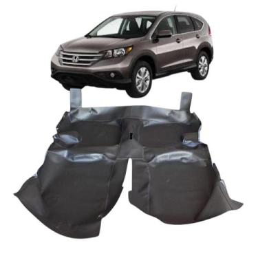 Imagem de Tapete assoalho honda crv 2012/2016 preto fosco - MANOS TAPETES