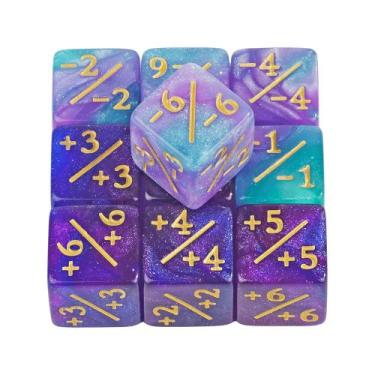 Imagem de Conjunto de Dados para Ensino de Matemática Infantil - 10 Dados D6 com