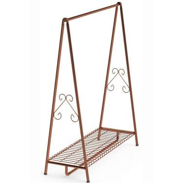 Imagem de Arara cavalete retro desmontável + tela 120 cm