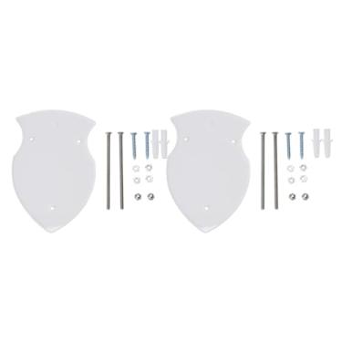 Imagem de Cabides de Espada Montados na Parede, Montagem de Parede de Acrílico para Espada, Decoração Vertical de Tela, Suporte Com Parafusos de Montagem (Preto) (Transparente)