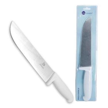 Imagem de Faca De Cozinha Churrasco Inox Carne 8 Polegada Profissional - CLICK H