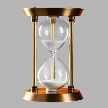 Imagem de Ampulheta Tempo Vidro Areia Vintage Decoração Moderna 60 Min