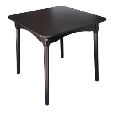 Imagem de Mesa de Jantar Colonial Brisa Mesa 80X80 cm Preta Compacta Linda! ( QU