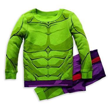 Imagem de Fantasia Marvel Hulk pj pals para meninos, tamanho 3