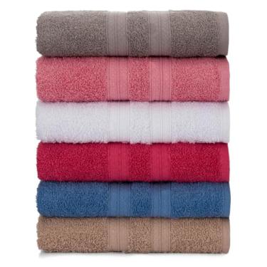 Imagem de Kit 10 Toalhas de Rosto Soft 100% Algodão 45x80cm 430g/m² 140g - Sortido