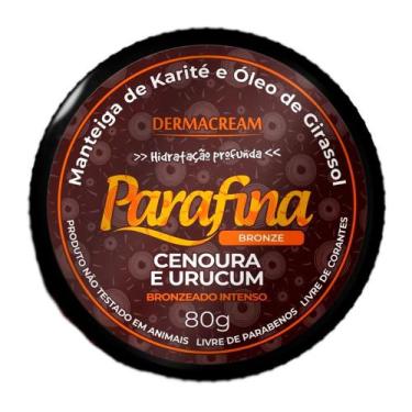 Imagem de Parafina Bronzeadora Dermacream Cenoura E Urucum 80g