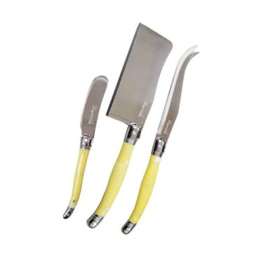 Imagem de Conjunto De (3 Peças), Facas Para Queijo Laguiole Luxo (Marfim)
