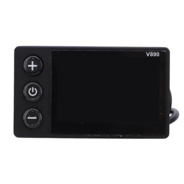 Imagem de Bicicleta elétrica LCD Display Tela colorida Tela colorida Multifunction Water Cable Bike Electric Display Meder para Material de ABS premium de 22,2 mm do guidão