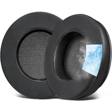 Imagem de SOULWIT Almofadas de Gel Refrescante de Substituição para OneOdio Pro-10/Pro-30/Pro-50/Studio HiFi/Studio Pro-C Y80B/Monitor 60 os Auscultadores, Com Espuma de Alta Densidade - Preto
