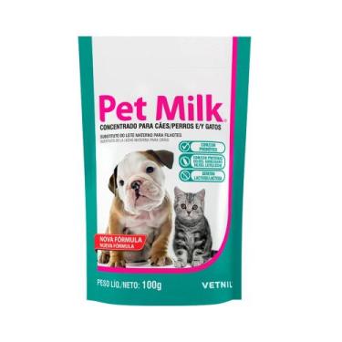 Imagem de Alimento Completo Vetnil Pet Milk Sachê Substituto do Leite Materno 10