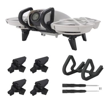 Imagem de Amortecedor Gimbal de trem de pouso para DJI Neo Drone Acessórios Kit de extensão dobrável, altura de liberação rápida, suporte de perna estendida para pés e lentes de câmera, protetor de proteção