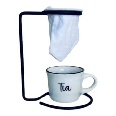 Imagem de Caneca Agata Coador PB Tia