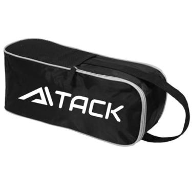 Imagem de Bolsa Porta Chuteira Impermeável Pró com Bolsos Externos – Ideal para Futebol, Treinos e Viagens (Preto)