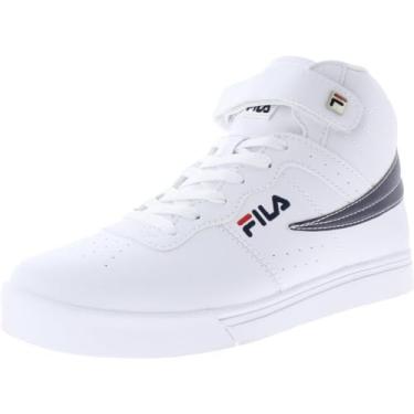 Imagem de Fila Vulc 13 Mid Plus 2 Tênis de caminhada masculino, Branco/azul marinho/vermelho, 41