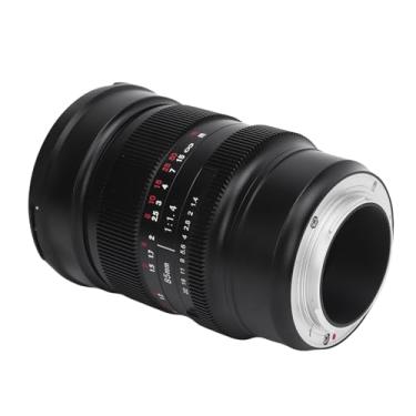 Imagem de 85mm F1.4 Abertura Grande Lente de Foco Manual de Quadros Com Capuz para Câmeras de Montagem Nex e Fotografia Ao Ar Livre